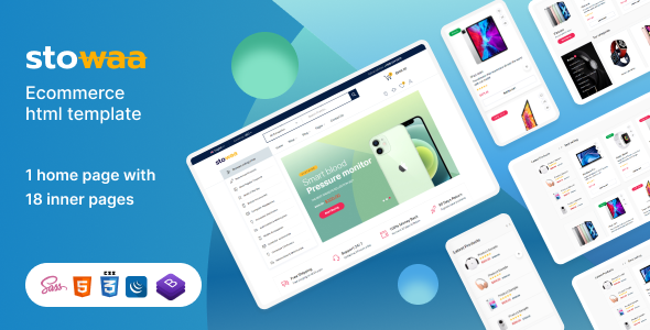 Stowaa - Gadgets eCommerce HTML5 Template